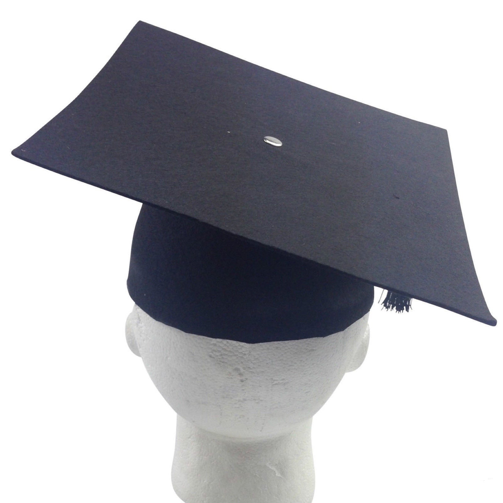 GRADUATION HAT Mortar Board Graduate Bachelor Academic Cap School - Black 3