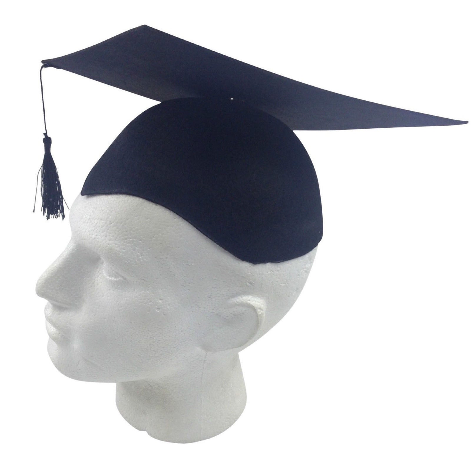 GRADUATION HAT Mortar Board Graduate Bachelor Academic Cap School - Black 4