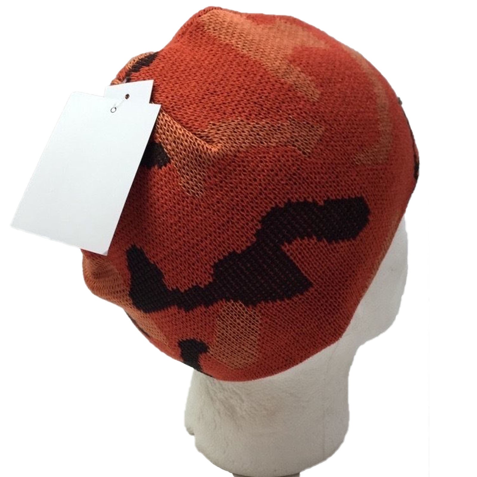 CAMO BEANIE Hat Winter Ski Army Military Camouflage Hunter Hunting Cap Warm - Orange Camouflage (Camo) 6