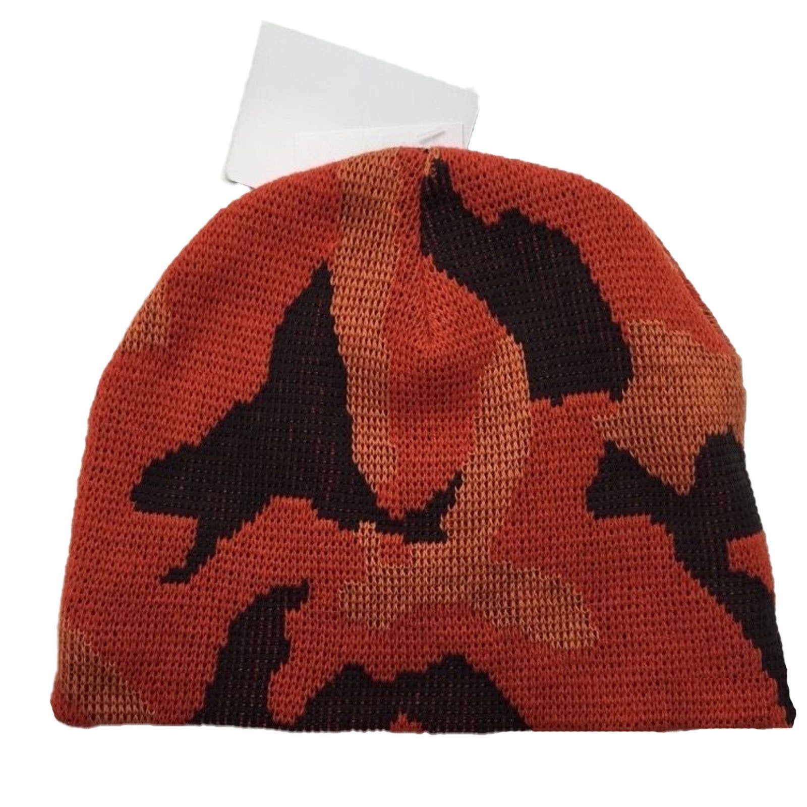 CAMO BEANIE Hat Winter Ski Army Military Camouflage Hunter Hunting Cap Warm - Orange Camouflage (Camo) 7
