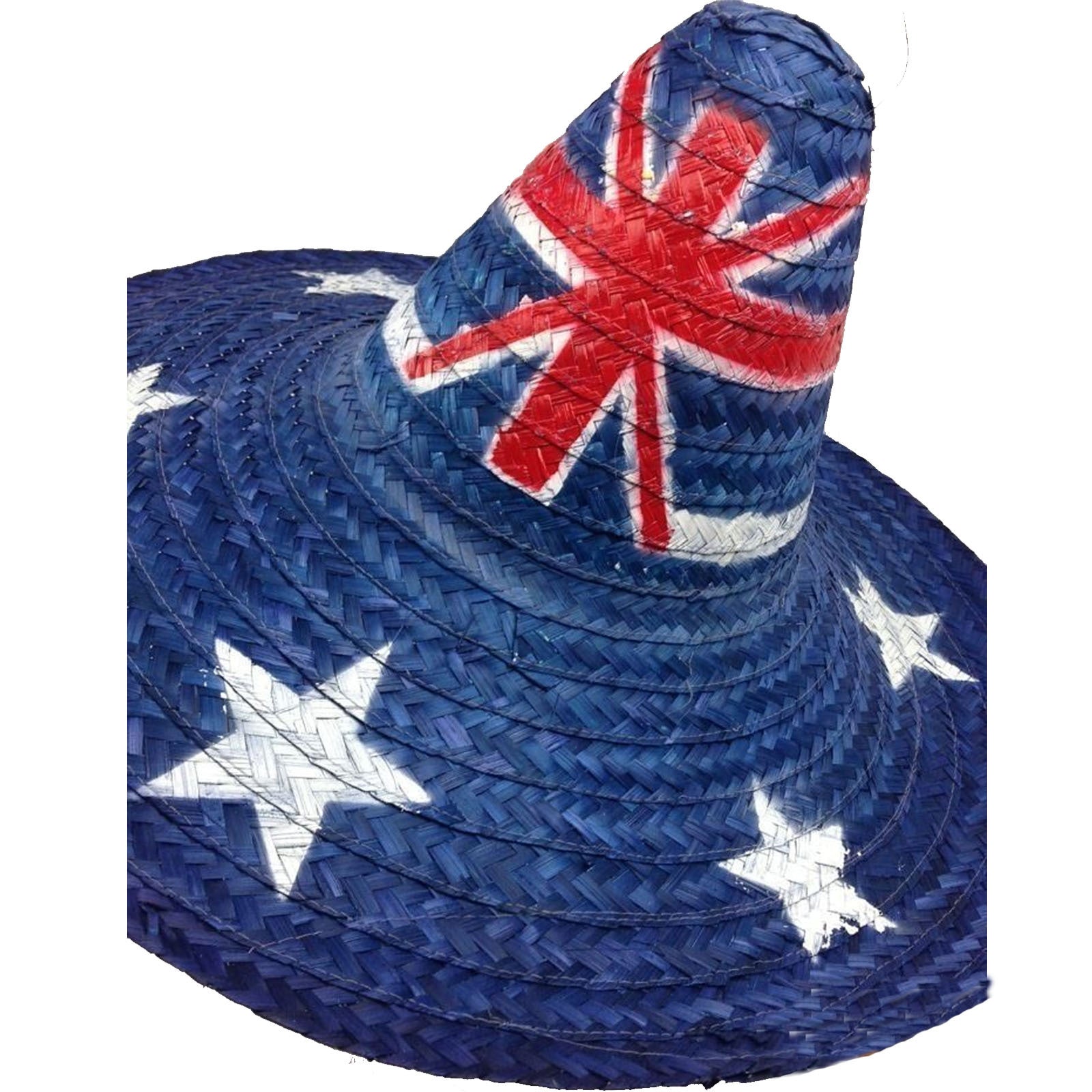 Mexican SOMBRERO Hat w Australian Aussie Flag Design Party Costume 55cm 5