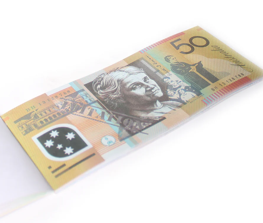 50 Dollar Australian Souvenir Note Pad Fake AUD Money - 1 Pack of 50 Sheets 5