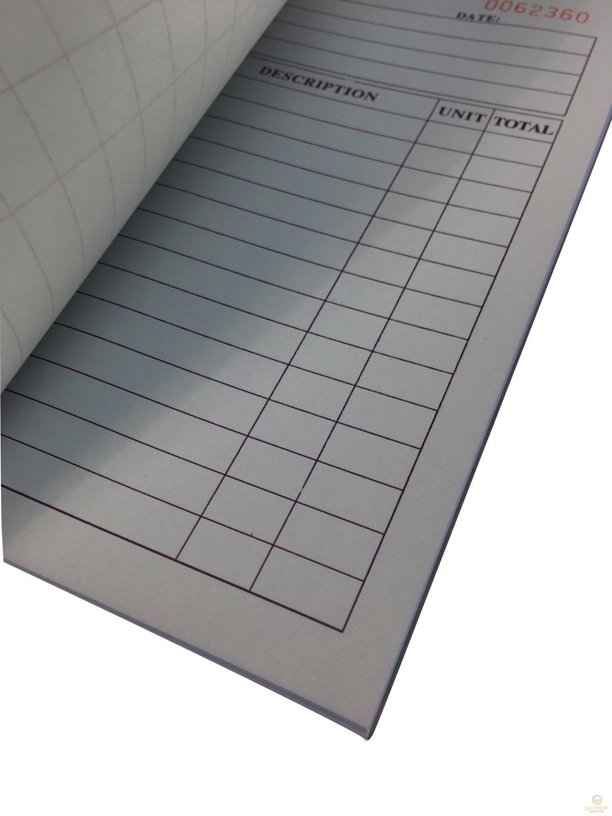 ORDER BOOK 50 Page Duplicate Restaurant Docket Carbonless Take Away 3