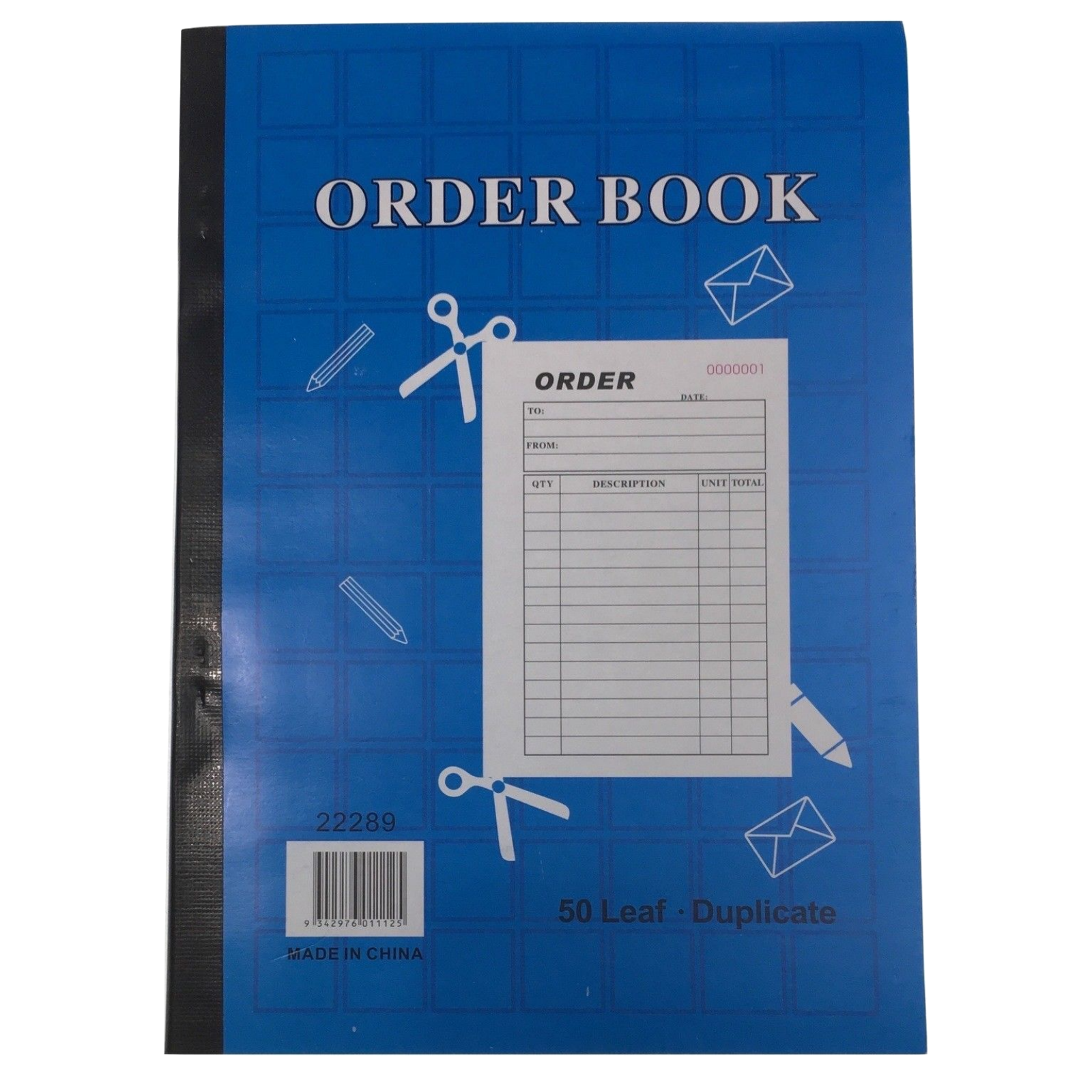 ORDER BOOK 50 Page Duplicate Restaurant Docket Carbonless Take Away 5