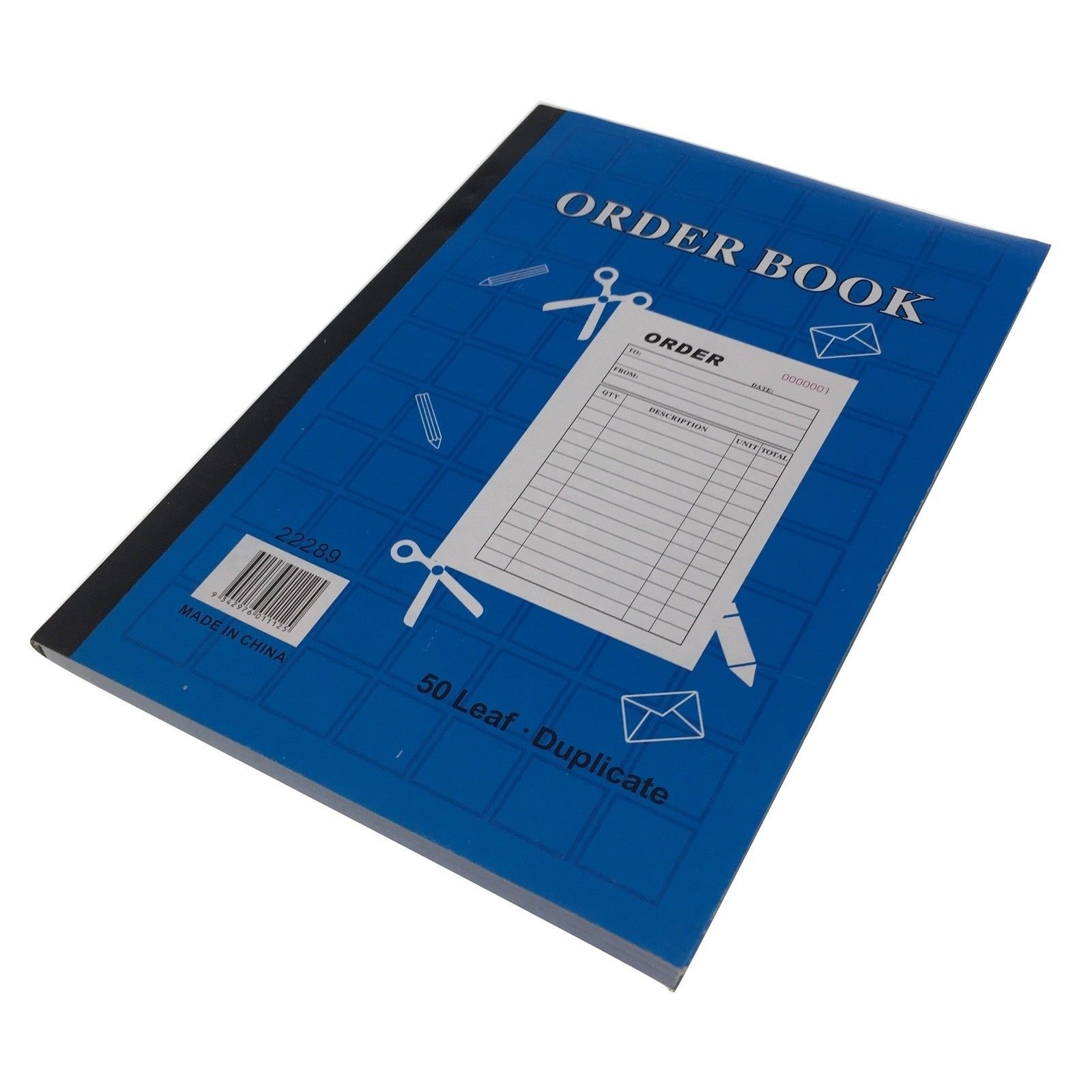 ORDER BOOK 50 Page Duplicate Restaurant Docket Carbonless Take Away 7
