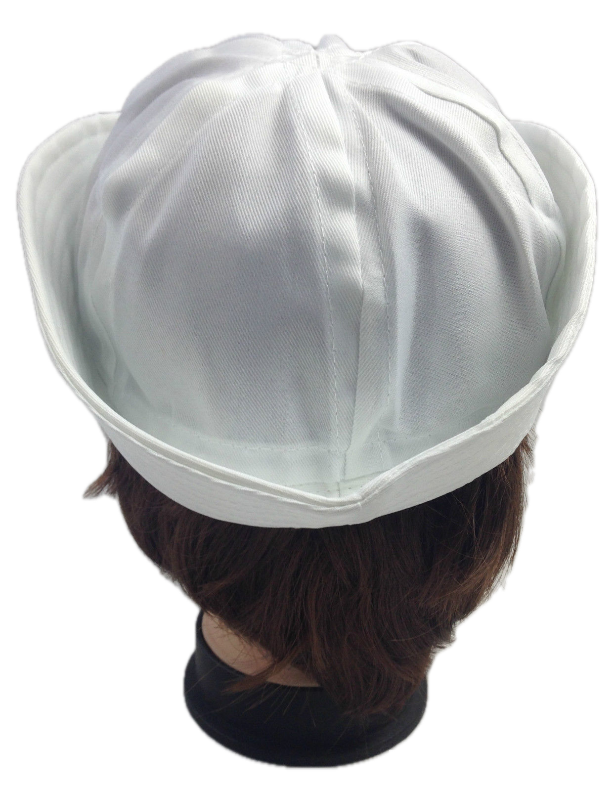 Adult White Sailor Hat Marine Unisex Gob Captain Navy Hen's Night Doughboy Cap 3
