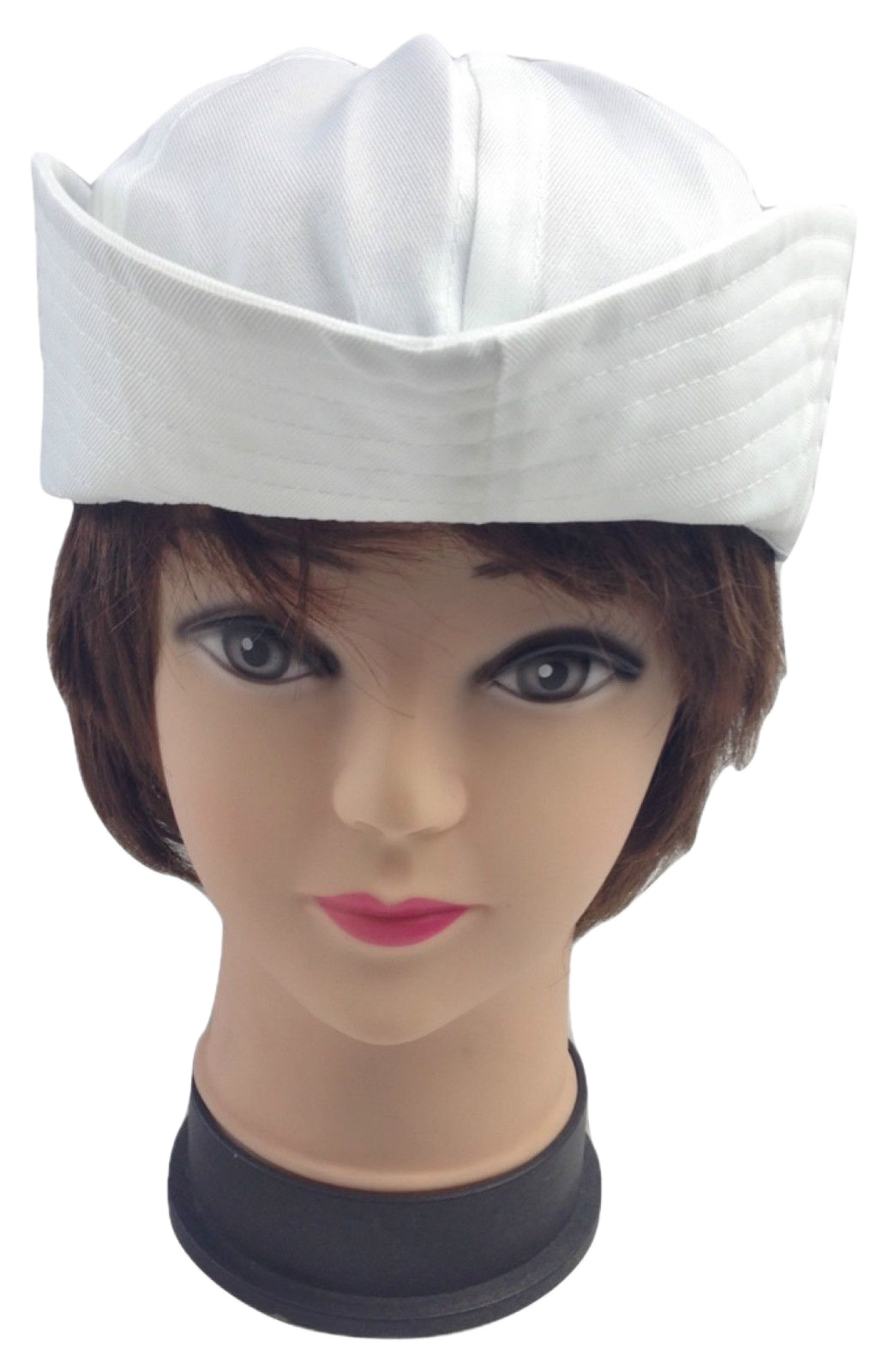 Adult White Sailor Hat Marine Unisex Gob Captain Navy Hen's Night Doughboy Cap 5