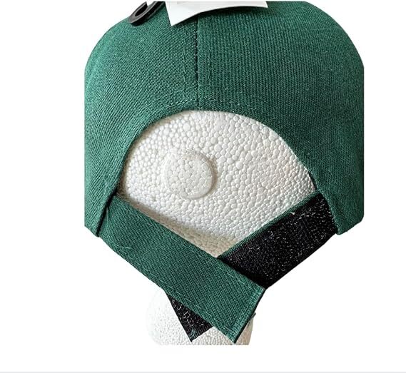 Australia Baseball Cap - Green & Gold with Kangaroo & Emu Design, Adjustable Fit 3