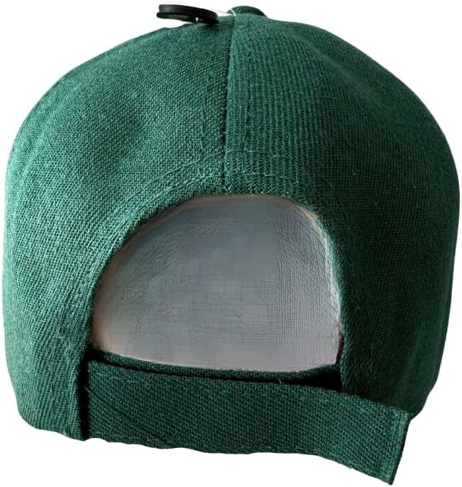 Australia Baseball Cap - Green & Gold with Kangaroo & Emu Design, Adjustable Fit 4