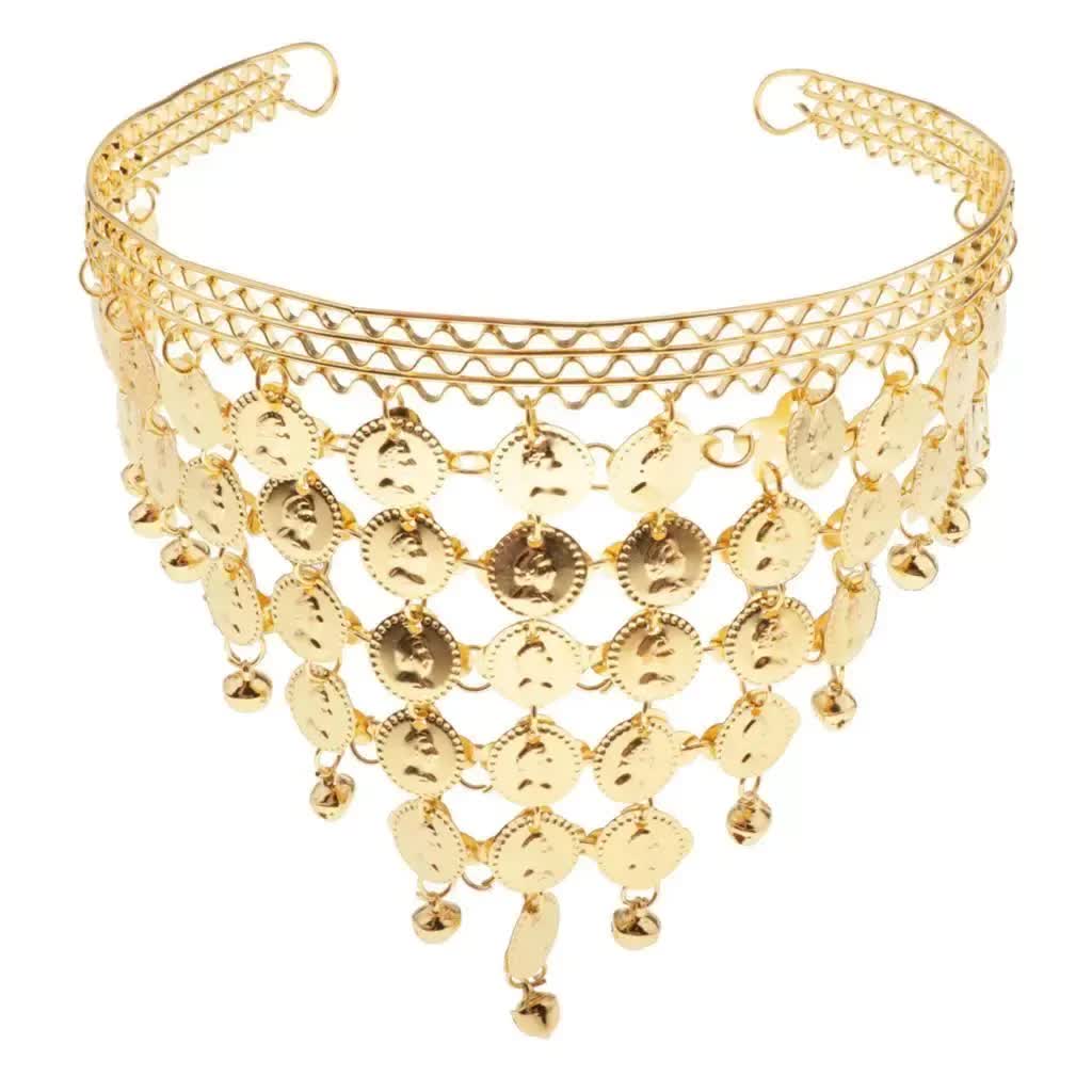 BELLY DANCE HEADBAND Indian Fancy Dress Costume Gypsy Bollywood Tribal Boho 8