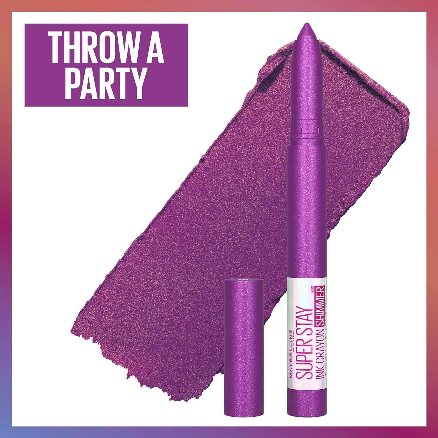 Maybelline New York Superstay Ink Longwear Crayon Lipstick - Throw a Party 170 5