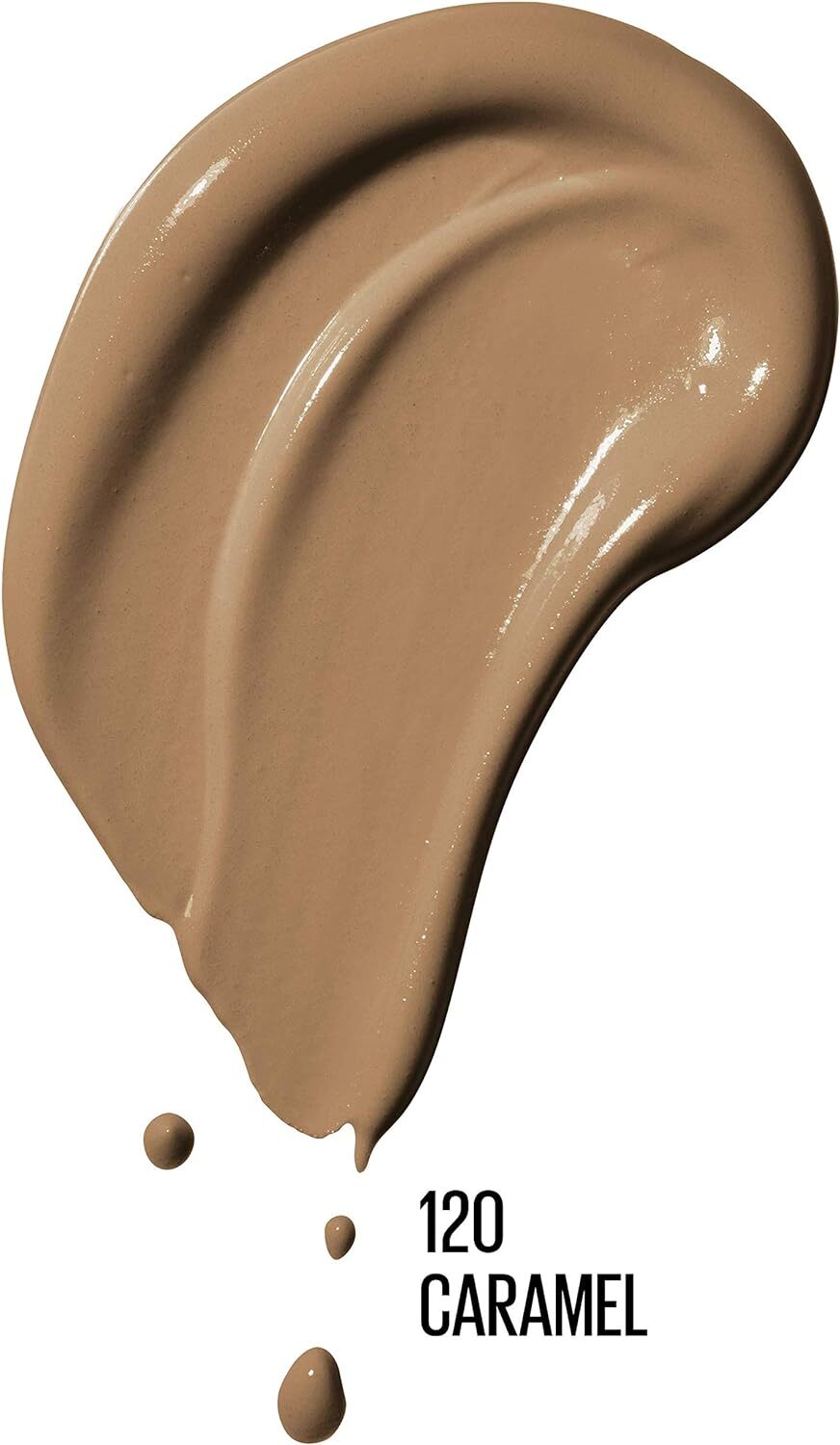 Maybelline Dream Radiant Liquid Hydrating Foundation w Collagen - Caramel 120 5