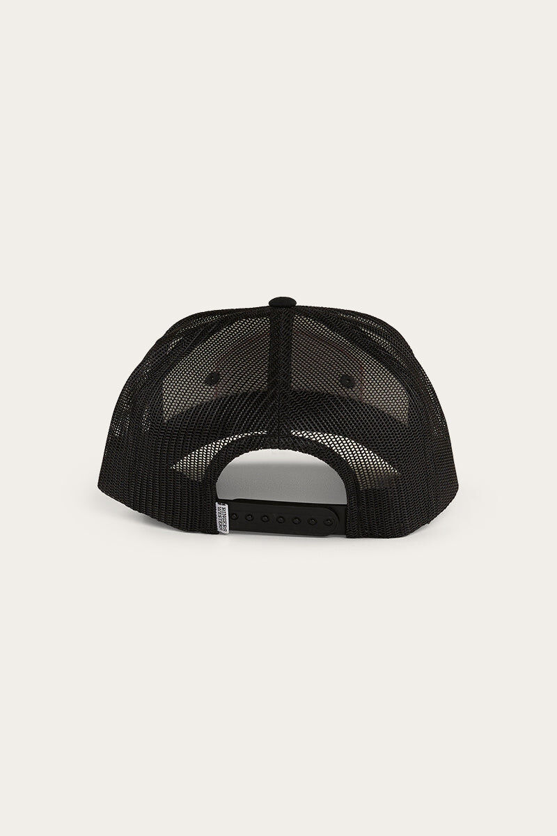 Ringers Western Wheatbelt Trucker Baseball Cap Hat in White/Red 3