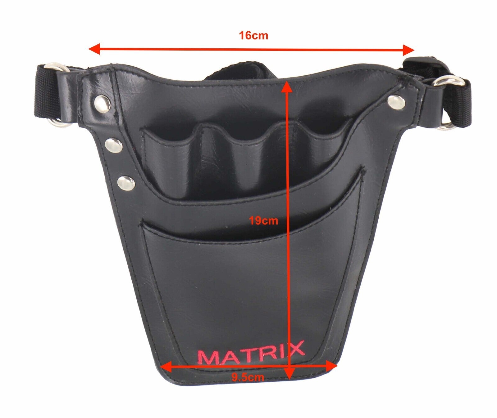 MATRIX Leather Tool Belt Barber Hairdressing Pouch Scissor Waist Pouch Bag 4