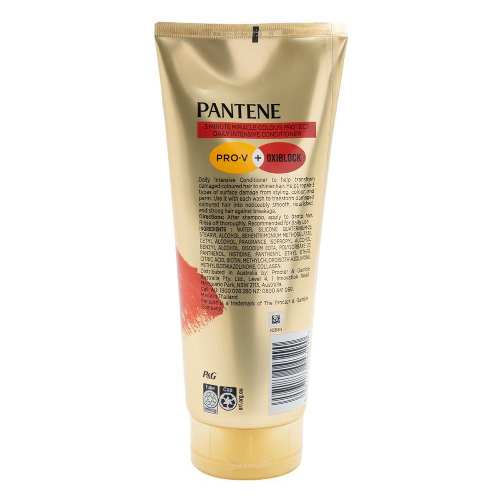 Pantene 400ml 3 Minute Miracle Colour w Oxiblock Intensive Conditioner 9
