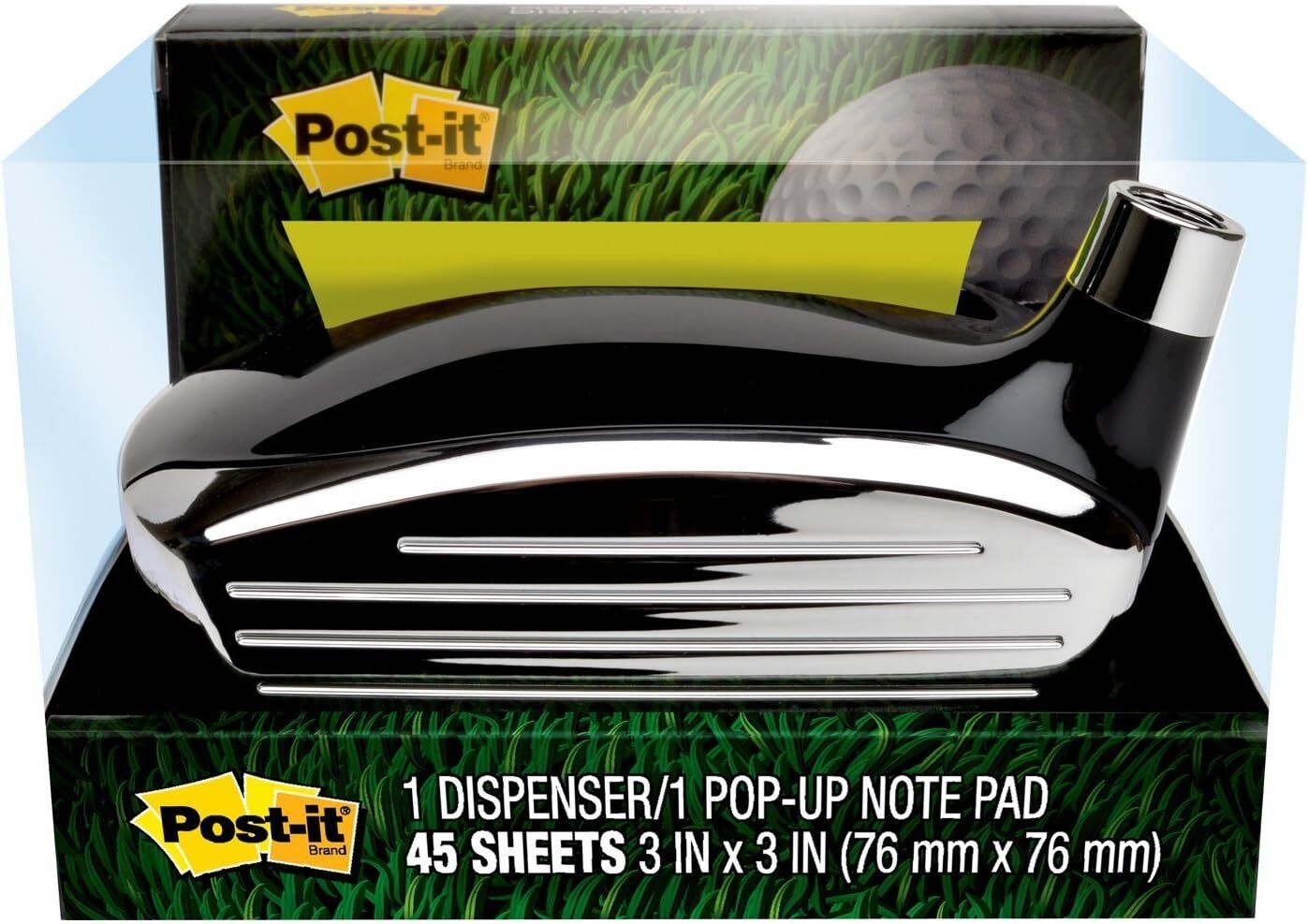 Post-it Pop-up Notes Golf Dispenser, 76x76mm, (GOLF-330) Stationary Notepad 6