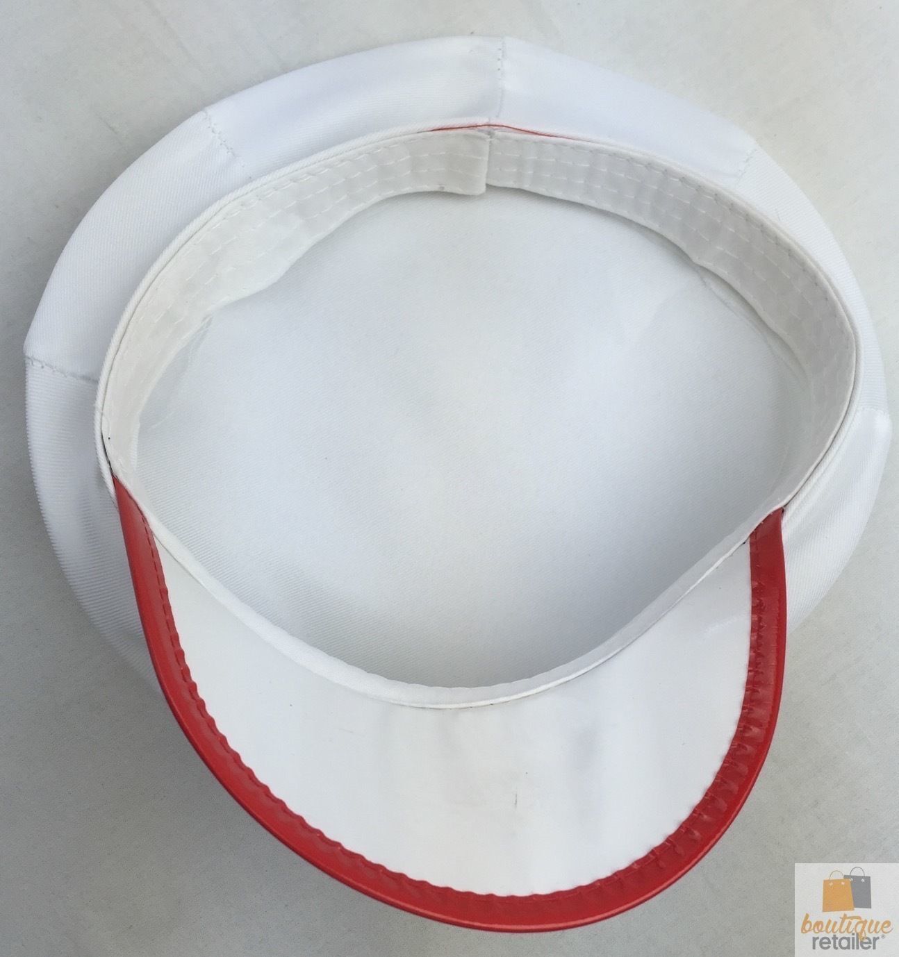 NURSE HAT Doctor Fancy Halloween Party Costume Accessory Cap - White/Red 4