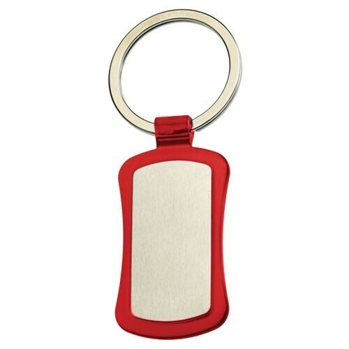 50x Duo Key Tag Key Ring Keyring School Bag Badge Bulk - Red 3