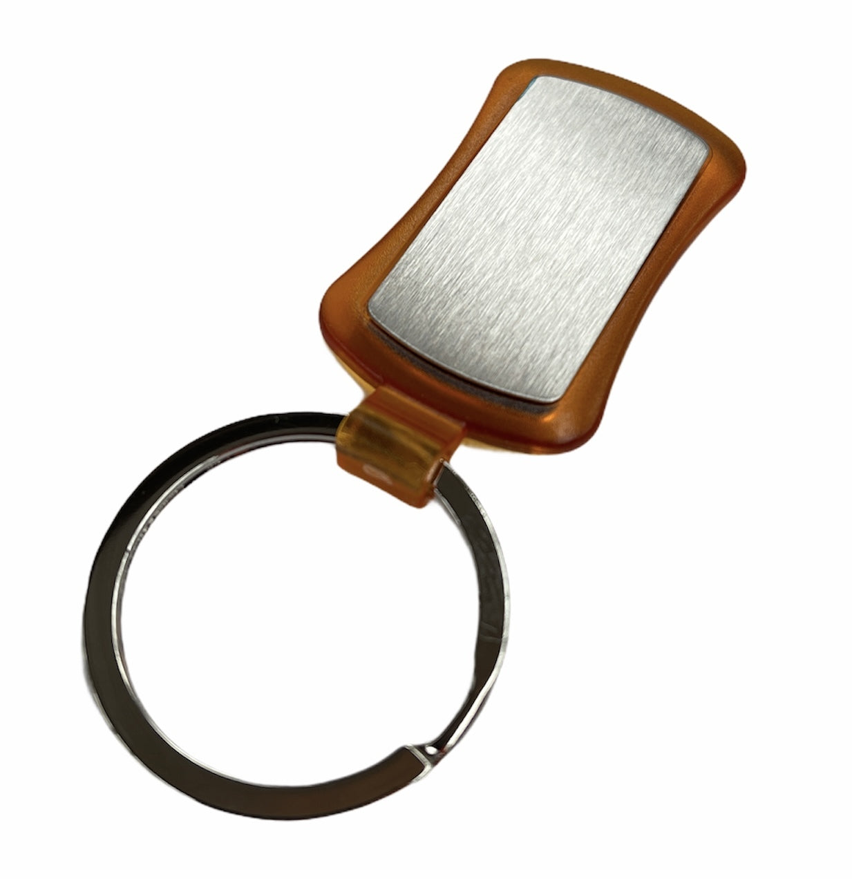 50x Duo Key Tag Key Ring Keyring School Bag Badge Bulk - Orange 3