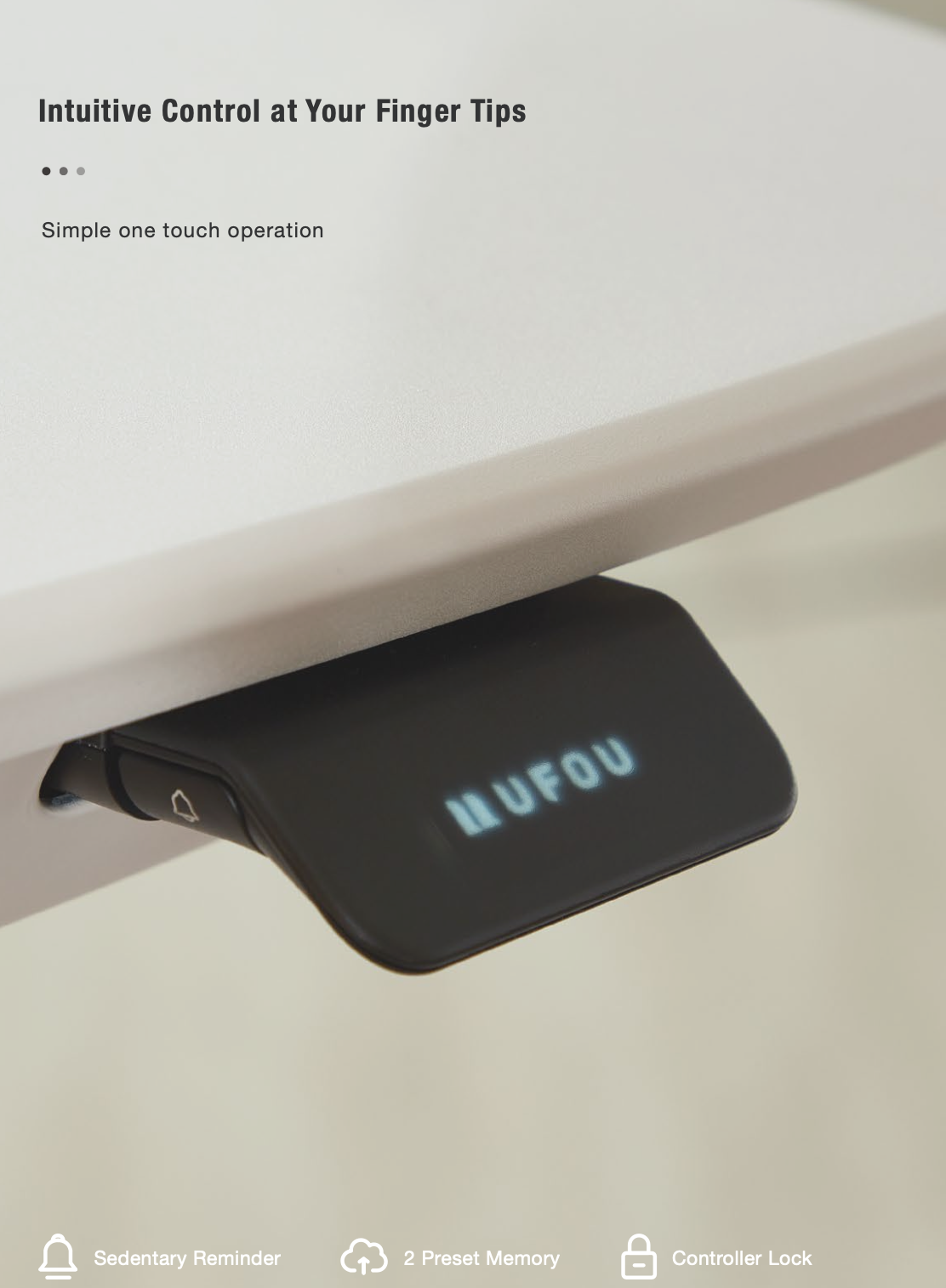 1.2m UFOU UPON Standing Desk Height Adjustable Motorised Electric Sit Stand Table Riser 6