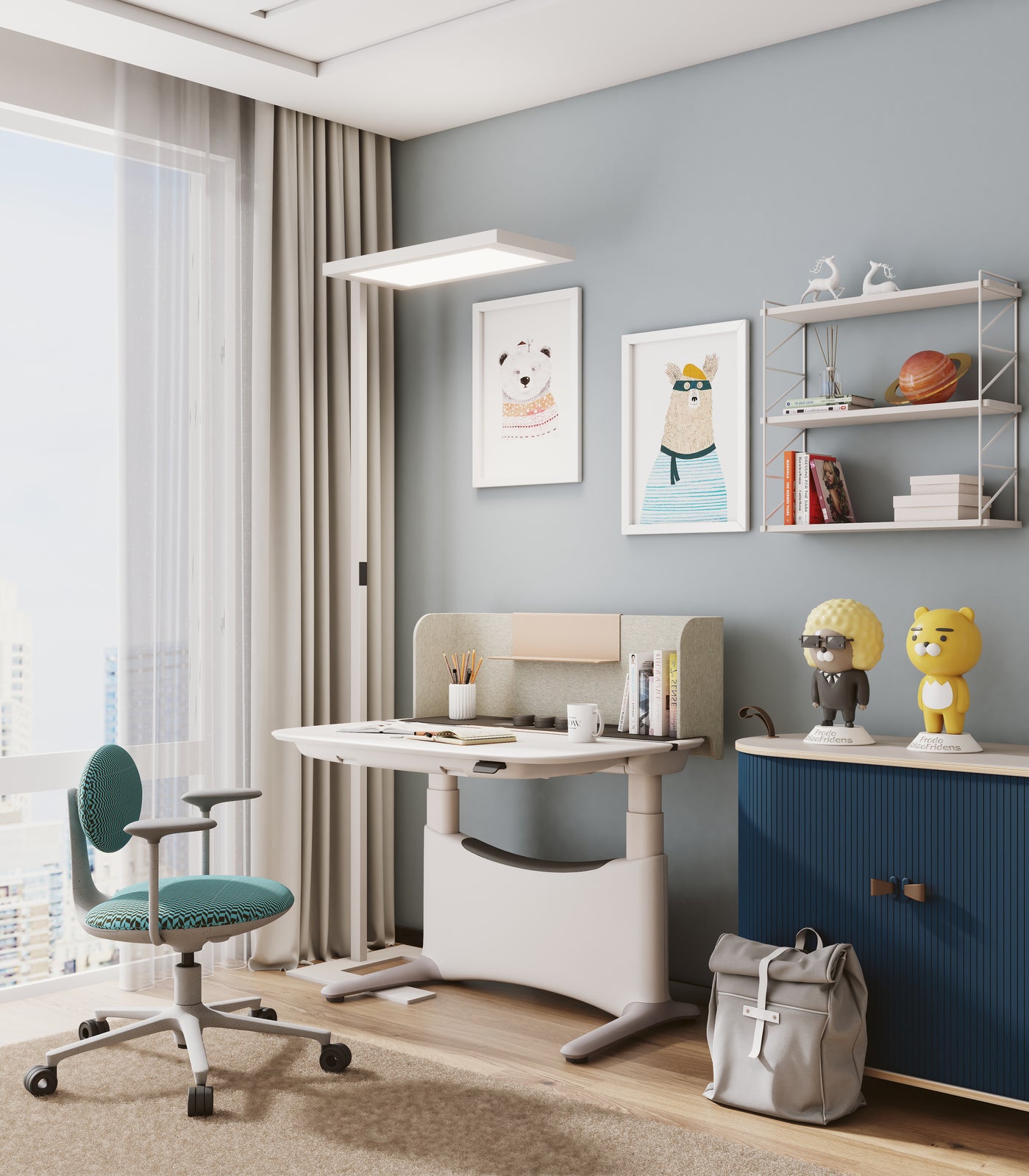 1.2m UFOU UPON Standing Desk Height Adjustable Motorised Electric Sit Stand Table Riser 7