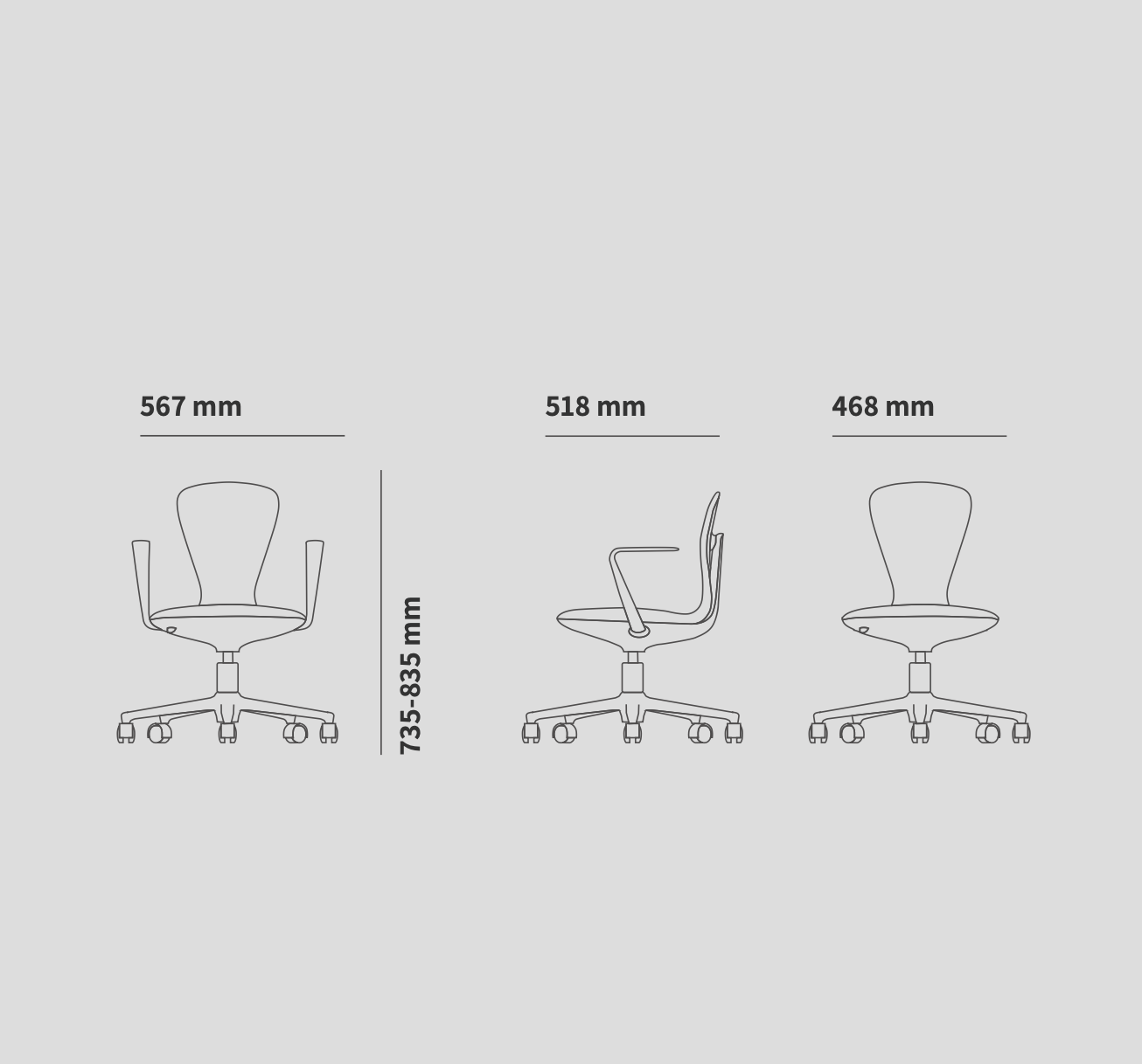 UFOU Joyin Tail Designer Ergonomic Chair - Flamingo 3