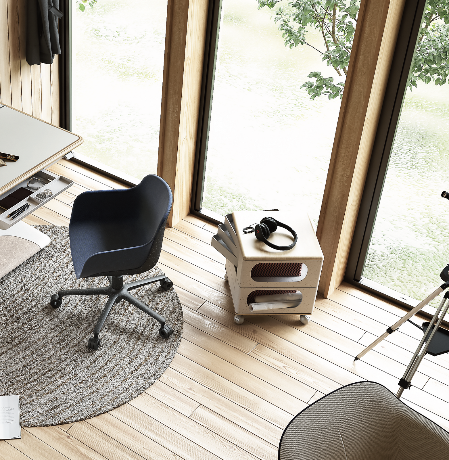 UFOU Fitin Helix Modular Storage Cabinet Unit (5 Revolving Doors) 8