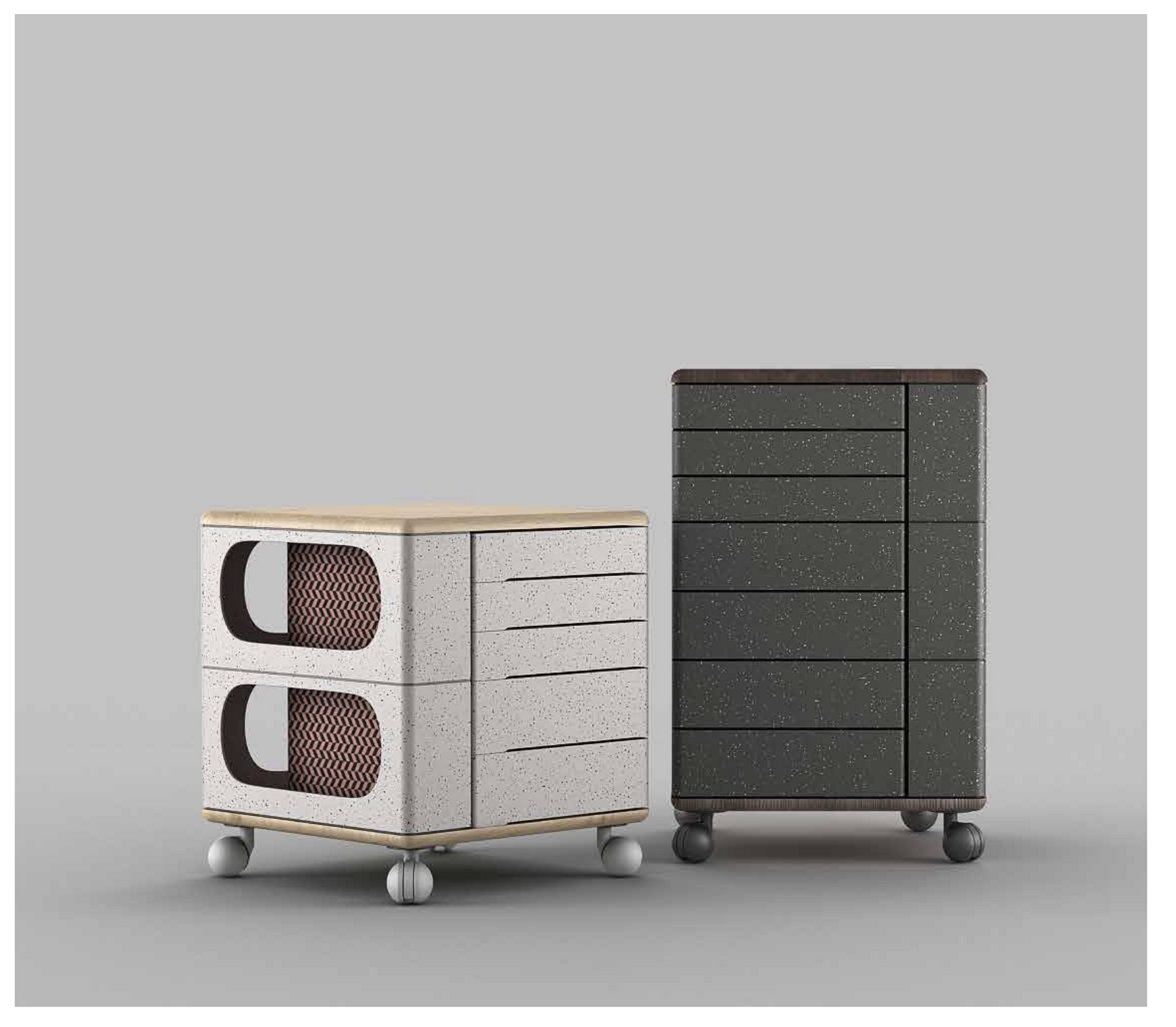 UFOU Fitin Helix Modular Storage Cabinet Unit (5 Revolving Doors) 10