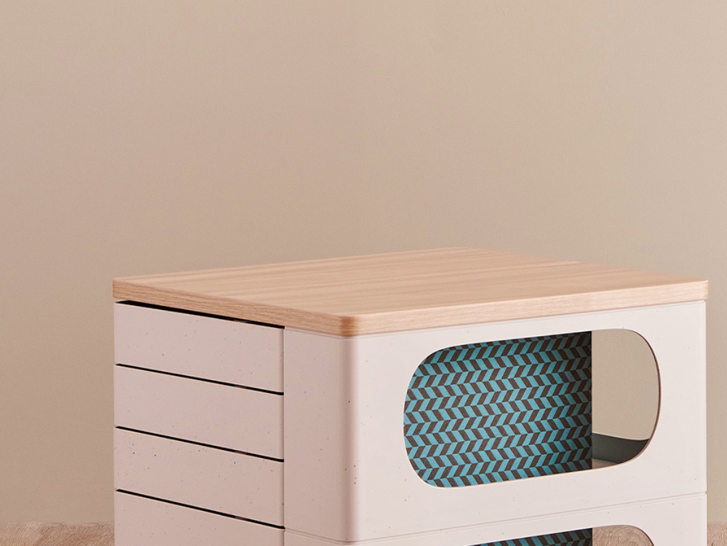 UFOU Fitin Helix Modular Storage Cabinet Unit (5 Revolving Doors) 6