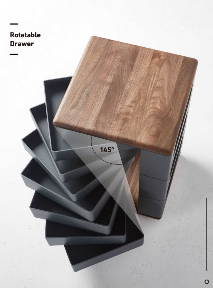 UFOU Fitin Helix Modular Storage Cabinet Unit (7 Revolving Doors) 4