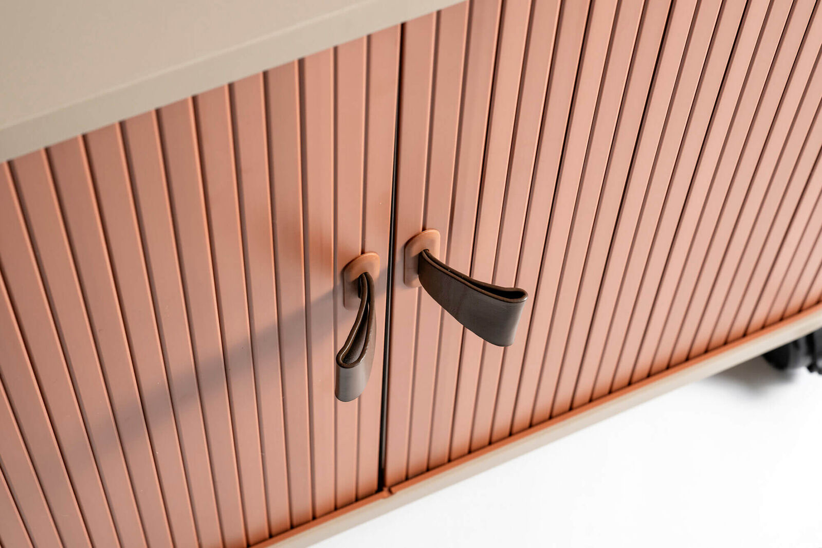 UFOU Fitin Rollin Mobile Roller Shutter Cabinet - Storage with Adjustable Shelves & Wheels 4