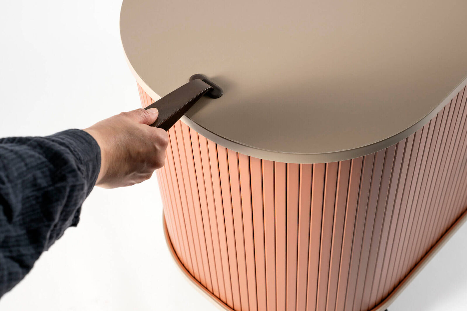 UFOU Fitin Rollin Mobile Roller Shutter Cabinet - Storage with Adjustable Shelves & Wheels 5