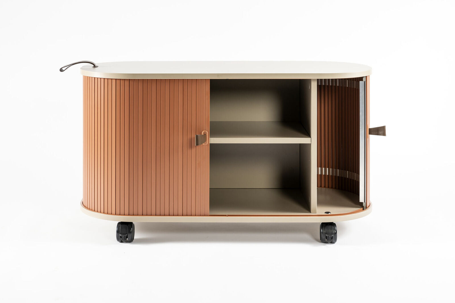 UFOU Fitin Rollin Mobile Roller Shutter Cabinet - Storage with Adjustable Shelves & Wheels 9