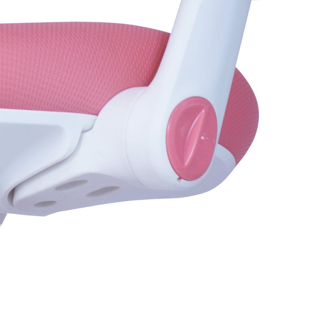 6x Ergonomic Children Kids Study Chairs Height Adjustable - Pink 10