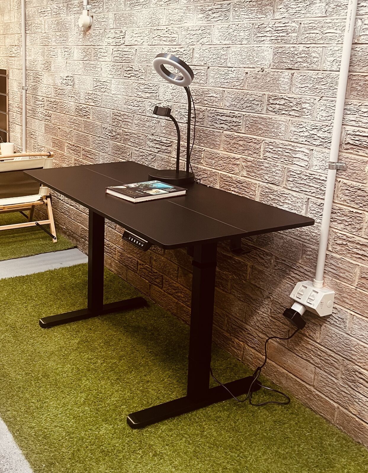 120 x 60cm Electric Standing Desk Height Adjustable Motorised Electric Sit Stand in Black 7