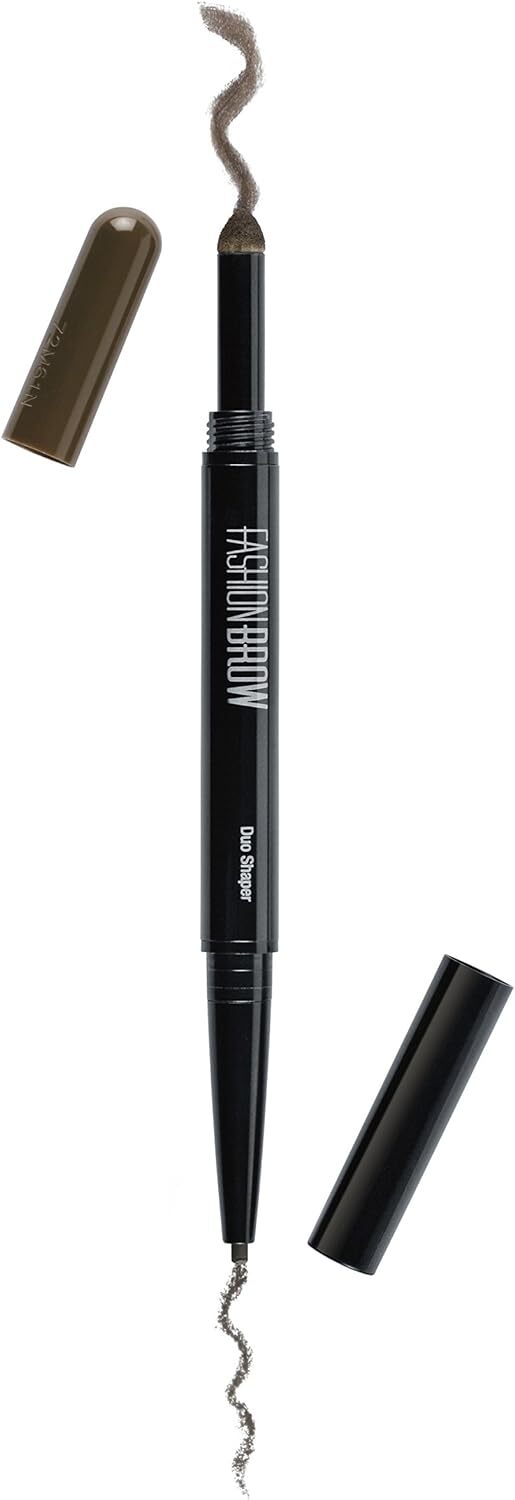 Maybelline New York Natural Eye Brow Duo 2 in 1 Pencil & Powder - Deep Brown 4