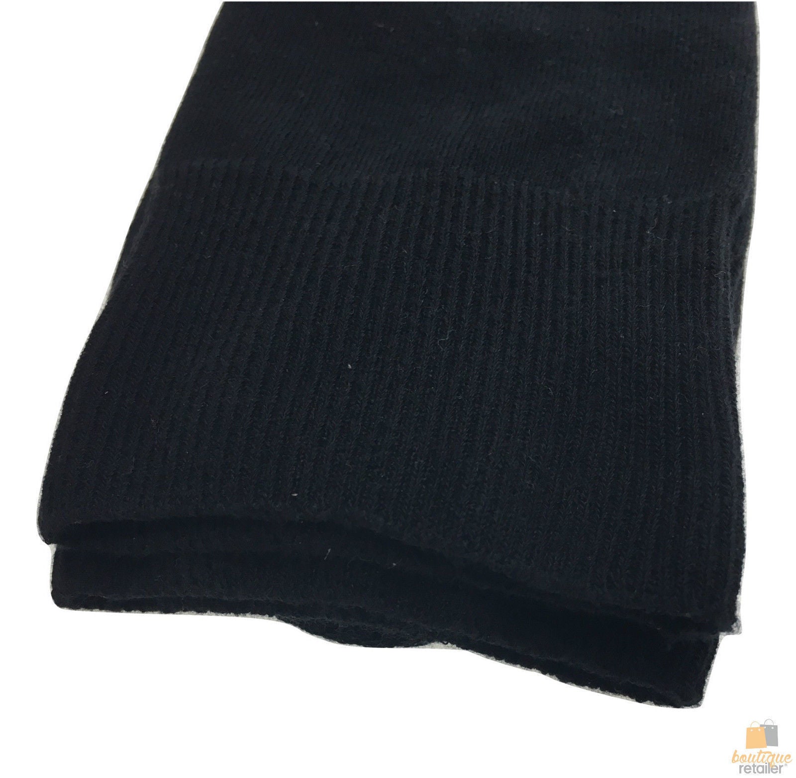 6x Pairs COTTON LOOSE TOP SOCKS Medical Circulation Diabetic Comfort Black - 6-11 3