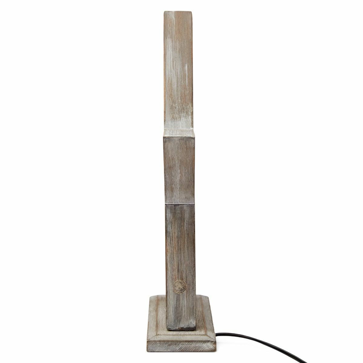 33cm Bamboo Star LED Table Lamp Light Modern Bedside - Antique Timber 3