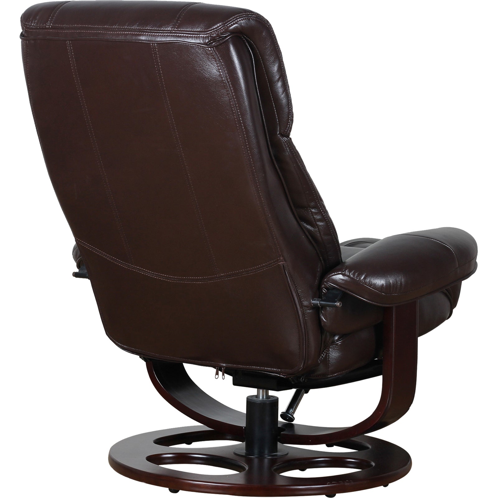 Julio Faux Leather Premium Reclining Lounge Arm Chair w/ Ottoman Swivel Sofa 8