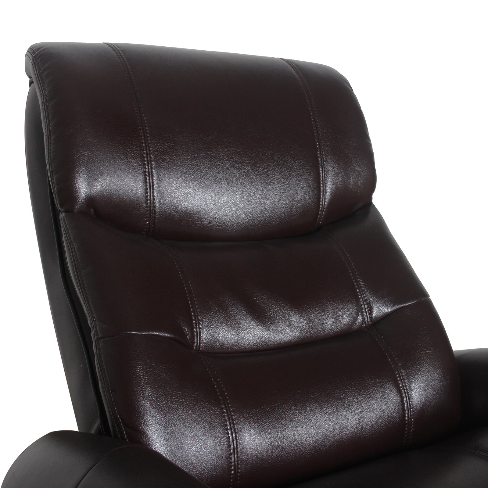 Julio Faux Leather Premium Reclining Lounge Arm Chair w/ Ottoman Swivel Sofa 13