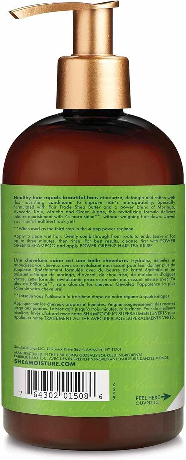 Shea Moisture Moringa & Avocado Power Greens Conditioner 384ml 10