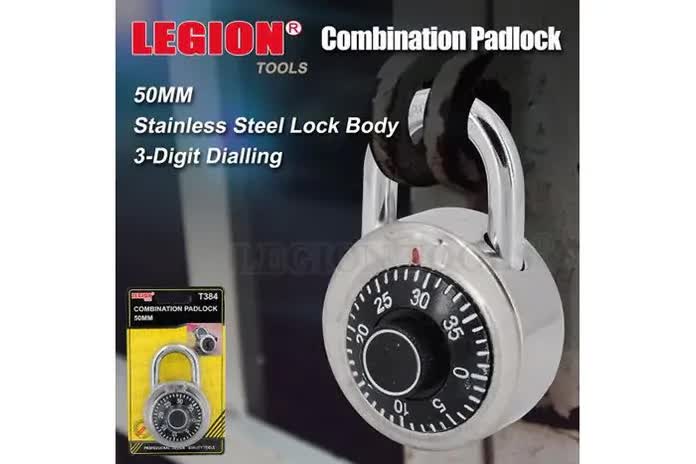 Combination Padlock Lock - 50mm 3