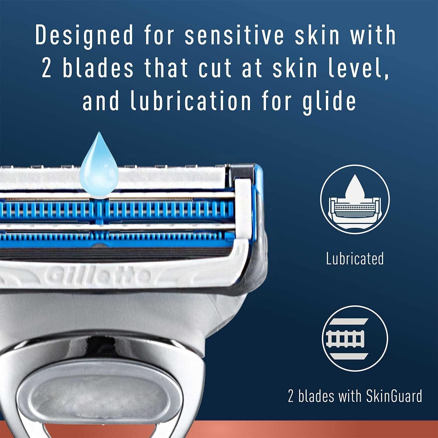 Gillette Razor for Neck & Cheeks - 6 Packs 7