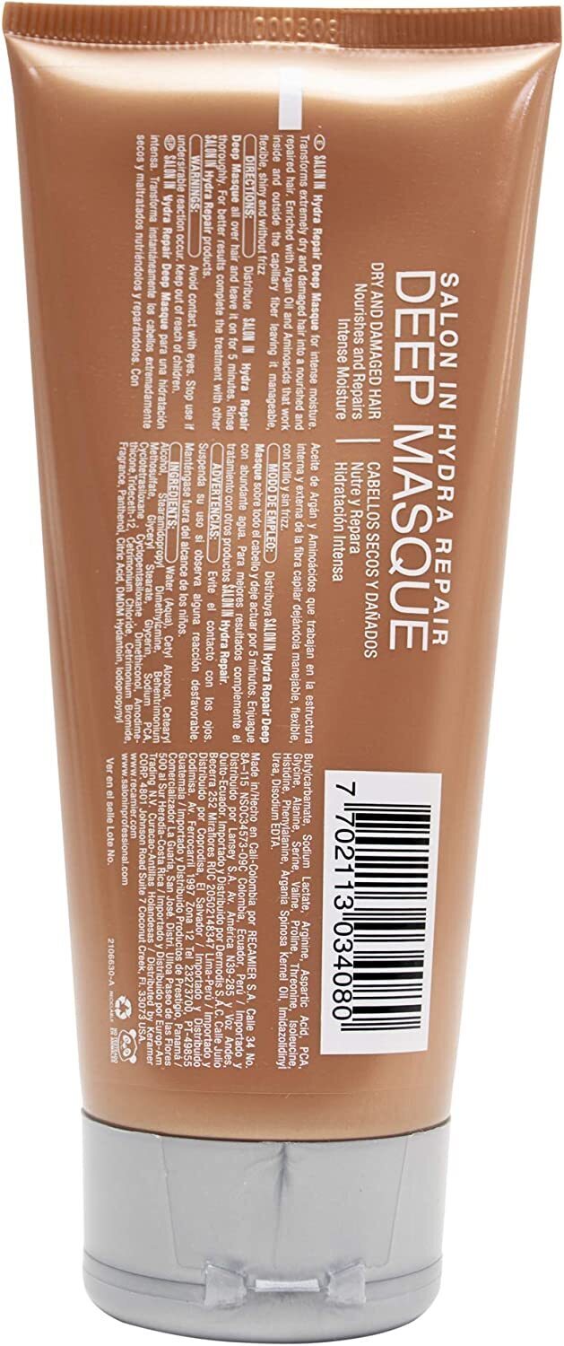 Recamier Professional Salon In +Pro Hydra Repair Deep Mask - Mascarilla Capilar 3