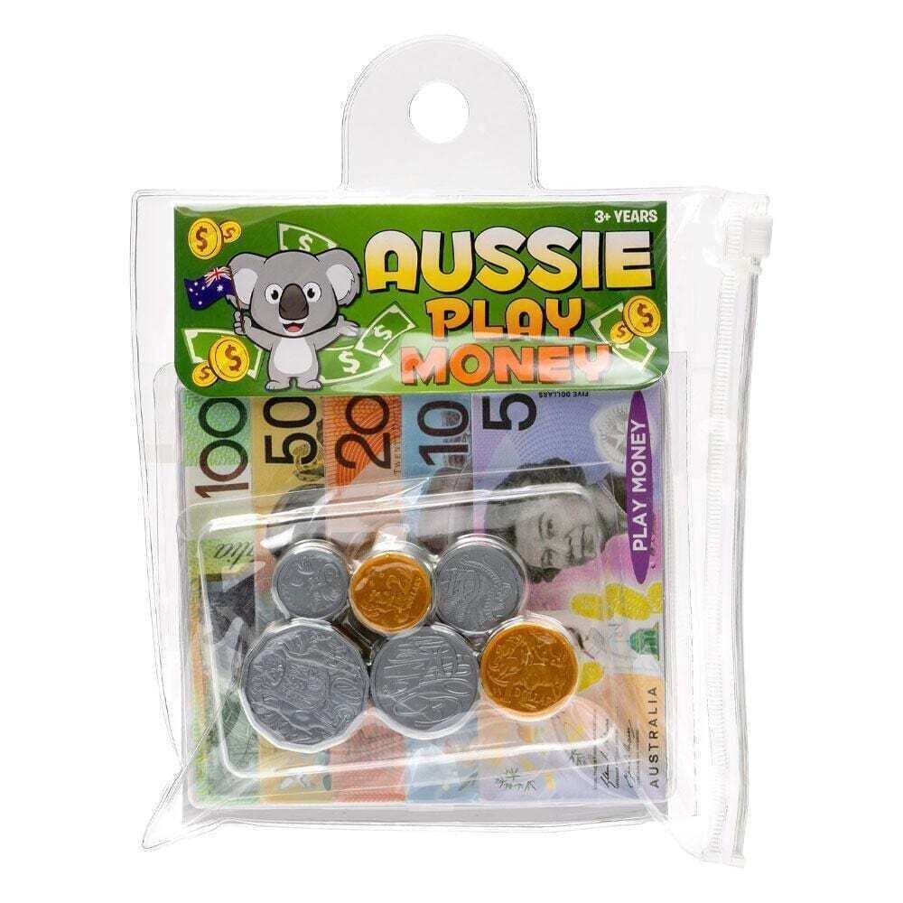 44pcs Australian Play Money Coins & Notes Maths Pretend Shopping 3