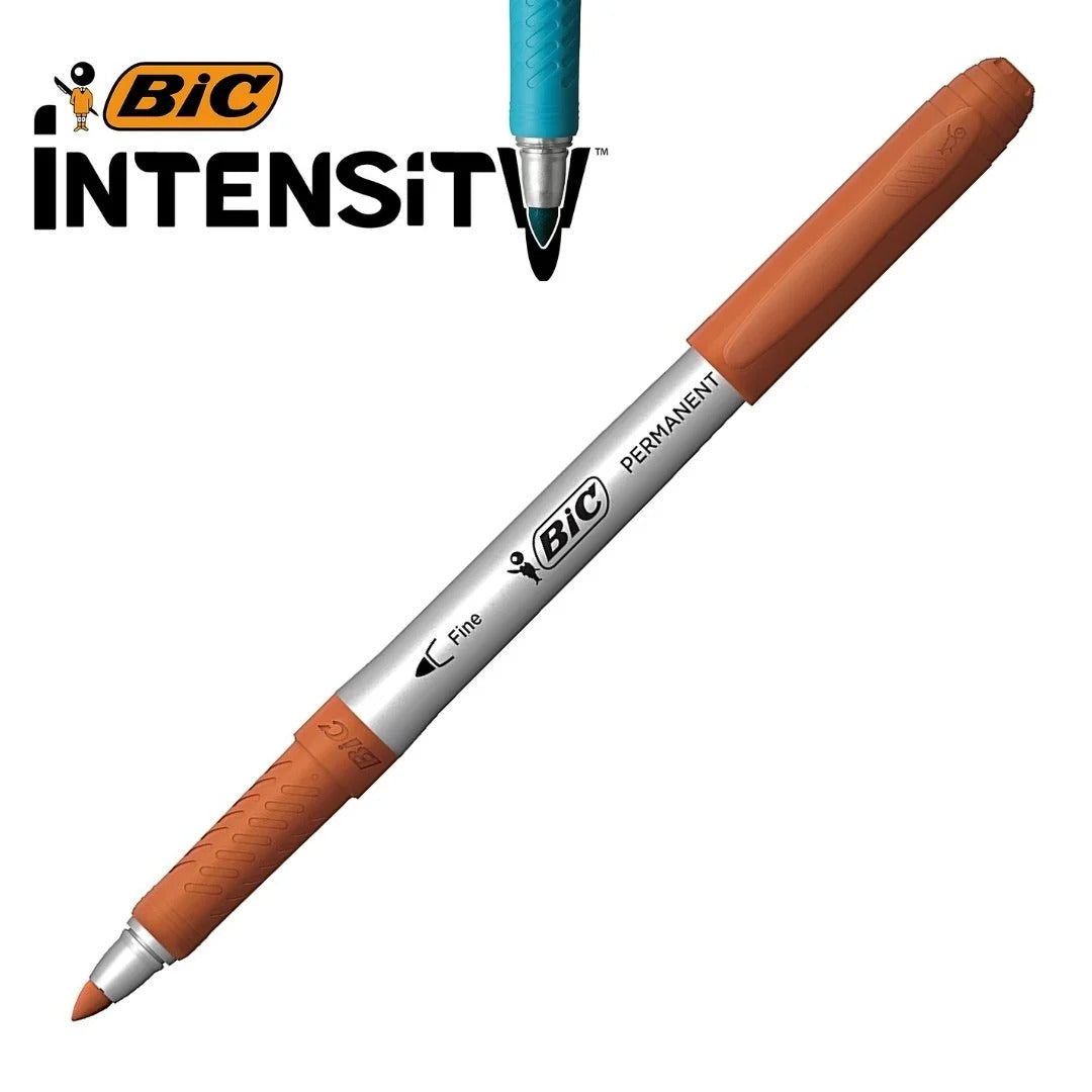BiC Intensity Permanent Markers - 1 Pack of 12 - Assorted Colours 5