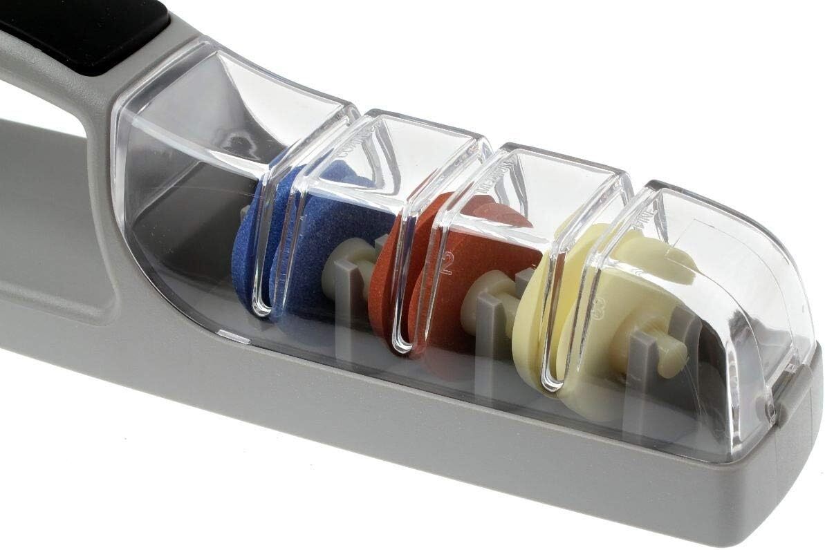 MinoSharp Plus 3-Stage Ceramic Water Sharpener 550/GB for Global Knives Knife 5