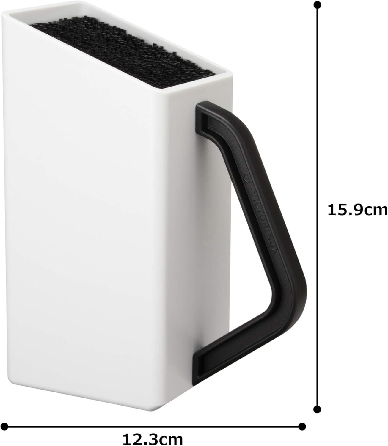 Victorinox Swiss Classic Empty Cutlery Knife Block in White 3