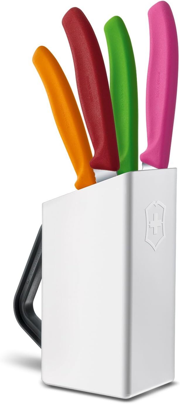 Victorinox Swiss Classic Empty Cutlery Knife Block in White 6