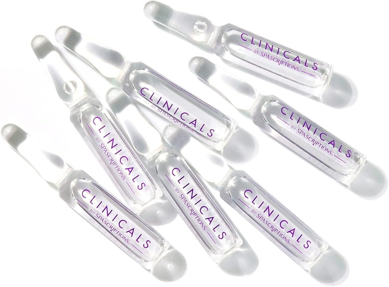 Spascriptions Clinicals Resurfacing Serum Ampoules 7-Pack 2.8ml Each Niacinamide Glycolic Acid PHAs Youthful Glow 4